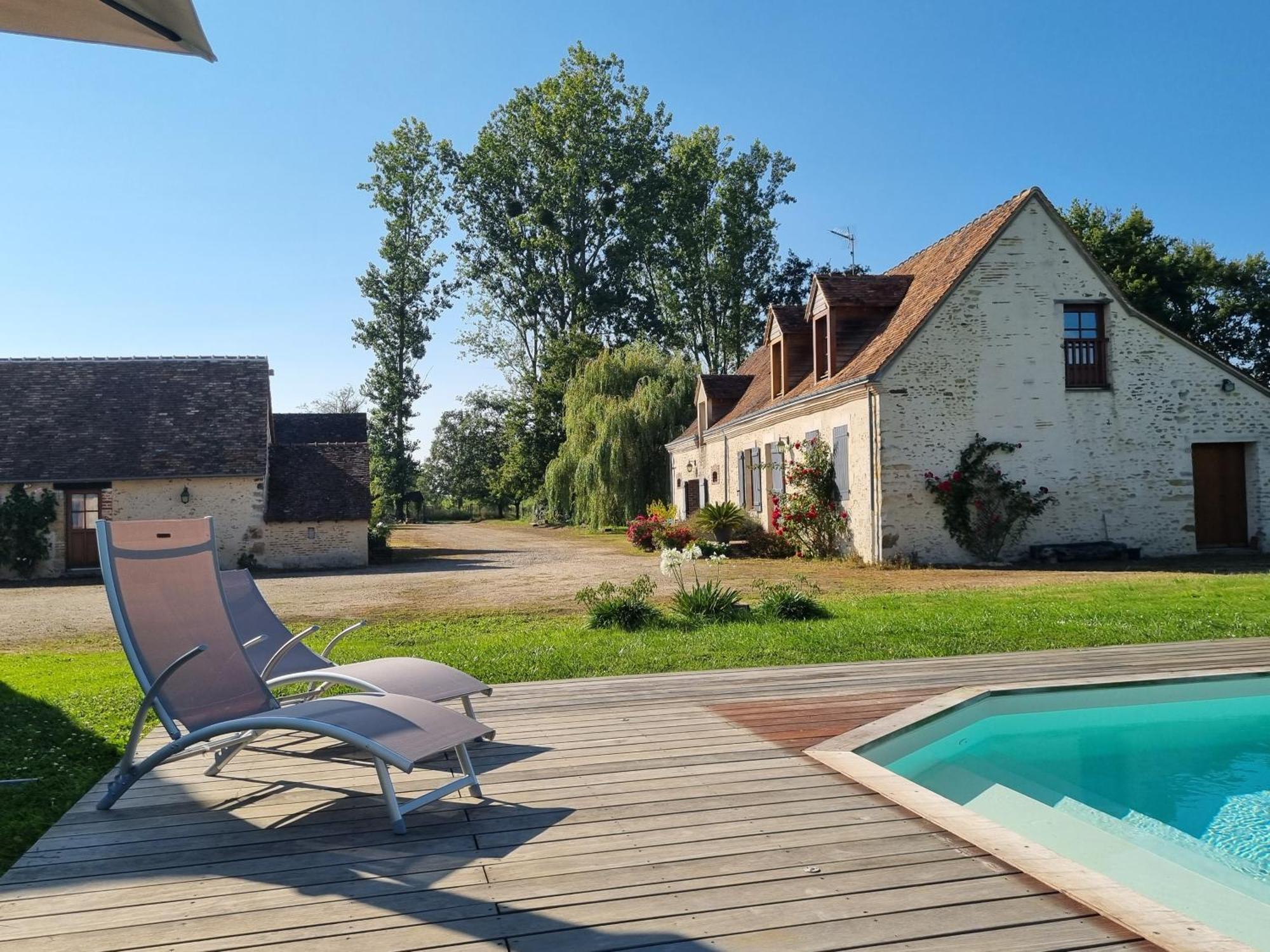 L 'Aupinouse Chambre Double Pivoine Avec Salle D'Eau Privative La Suze-sur-Sarthe Extérieur photo
